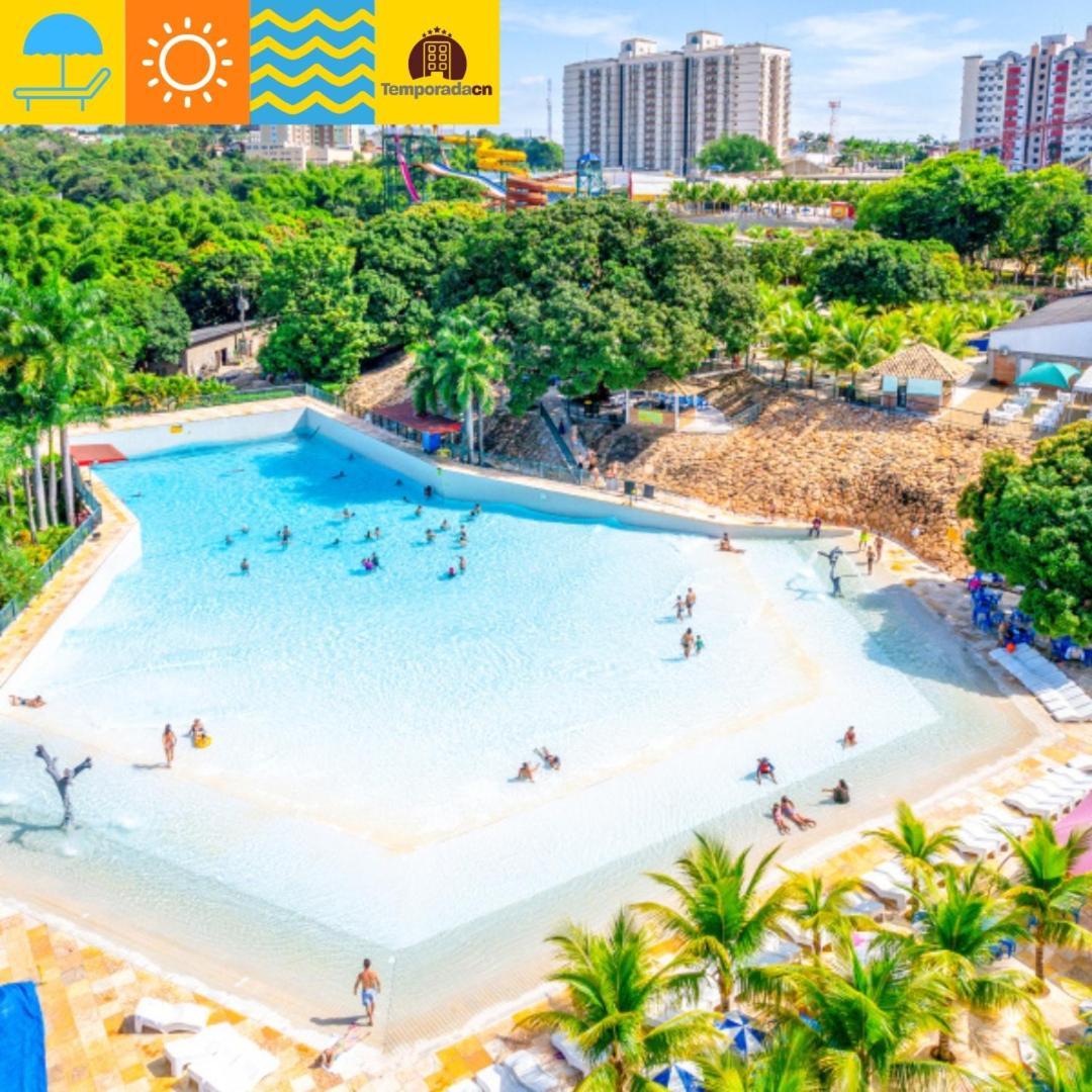 Piazza Com Acesso Ao Acqua Park Aparthotel Caldas Novas Esterno foto